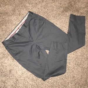 Banana republic capris dark grey with pattern
